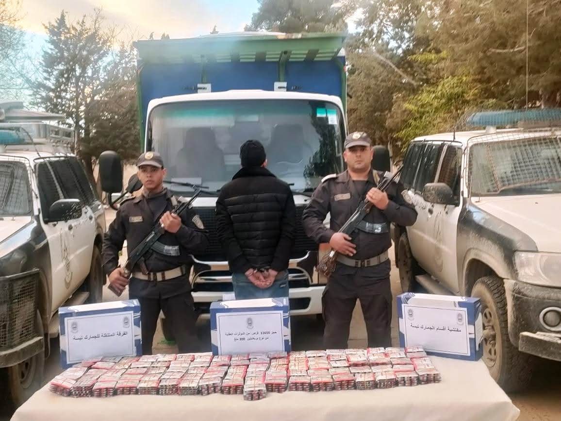 Les Douanes de Tebessa... ont saisi plus de 13 mille comprimés hallucinogènes "Prégabalin"