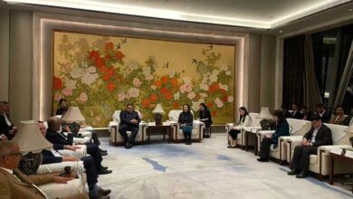 Osmani était porte-parole officiel des pays arabes à la Conférence internationale chinoise