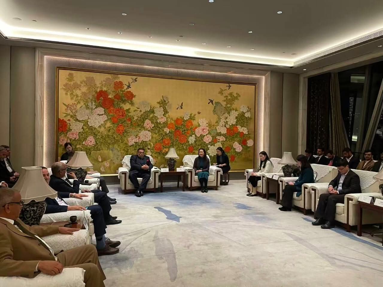 Osmani était porte-parole officiel des pays arabes à la Conférence internationale chinoise