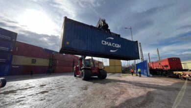 Port d'Annaba...le train de transport de conteneurs est habituellement lancé vers cette destination !