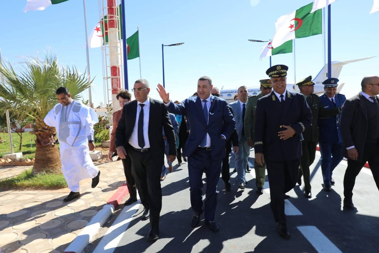 En images...Saoud à Tindouf pour inaugurer la ligne minière ouest "Bashar-Tindouf"