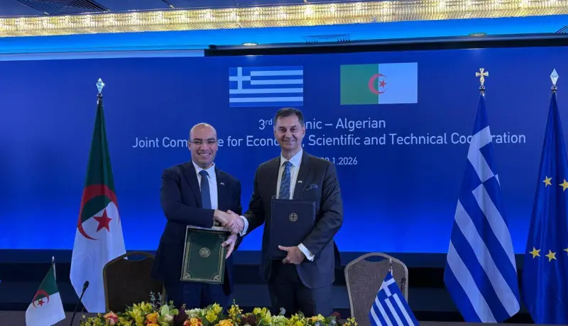Algérie - Grèce : Signature de plusieurs accords et mémorandums de coopération bilatérale
