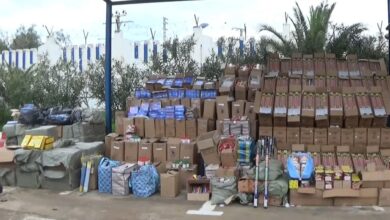 D'une valeur de 13 milliards de centimes...plus de 3 millions de feux d'artifice ont été saisis