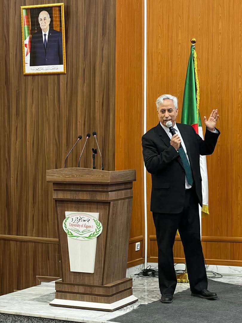 L'Université d'Alger 3 accueille le scientifique algérien Professeur Belkacem Habba