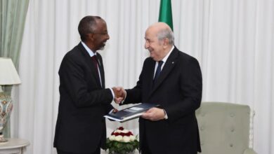 Le Président de la République reçoit un message de son homologue somalien