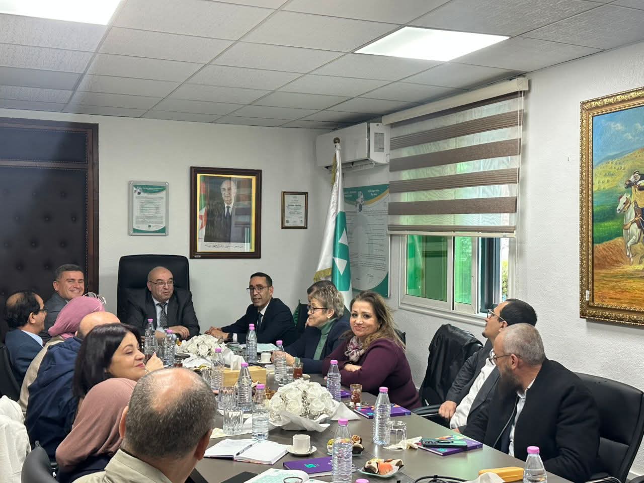 Qwaidari suit l'avancement des projets du complexe Saidal et son programme pour 2026