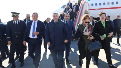 Saioud à Tindouf pour inspecter l'état de préparation de l'exploitation de la ligne minière ouest