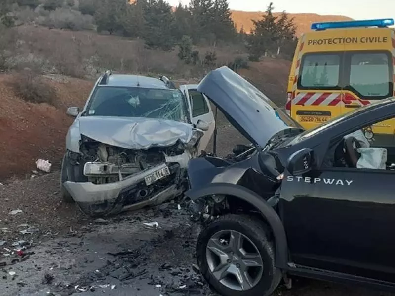 C'est le nombre total d'accidents de la route au cours des dernières 48 heures.