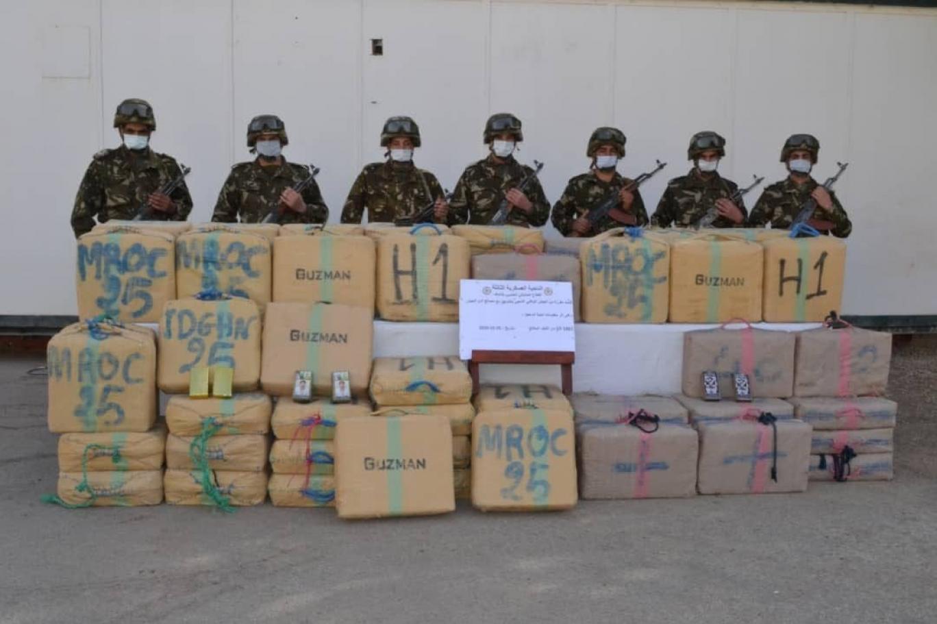 L’Algérie est exposée à une véritable « guerre » contre la drogue.