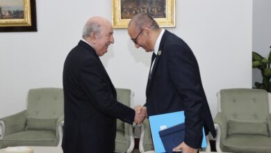 Le Président de la République reçoit le ministre français de l'Intérieur