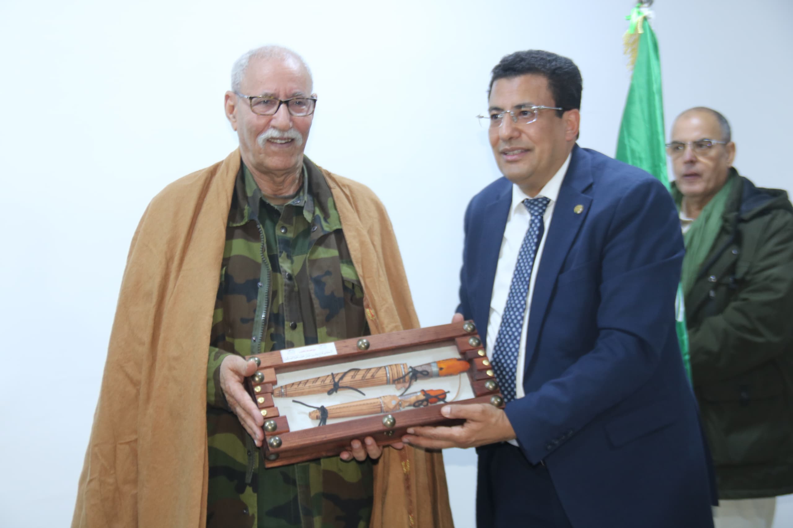 Le chef du Front du Futur remet un honneur particulier au président de la République sahraouie