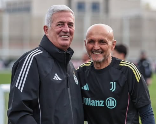 Spalletti rend visite aux Verts avant d'affronter l'Uruguay